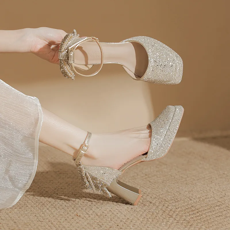 Basics Bow High Heels-3