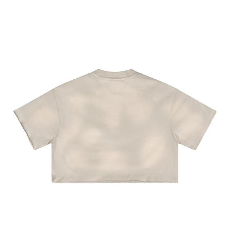Retro Loose Cotton T Shirt Women-1