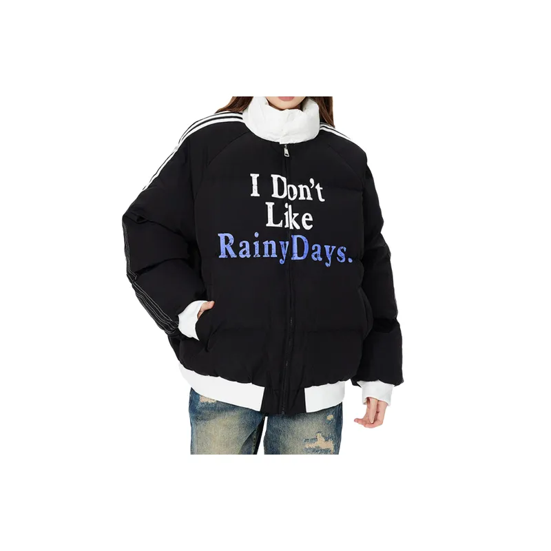 Print Fashionable Quilted Jacket-6