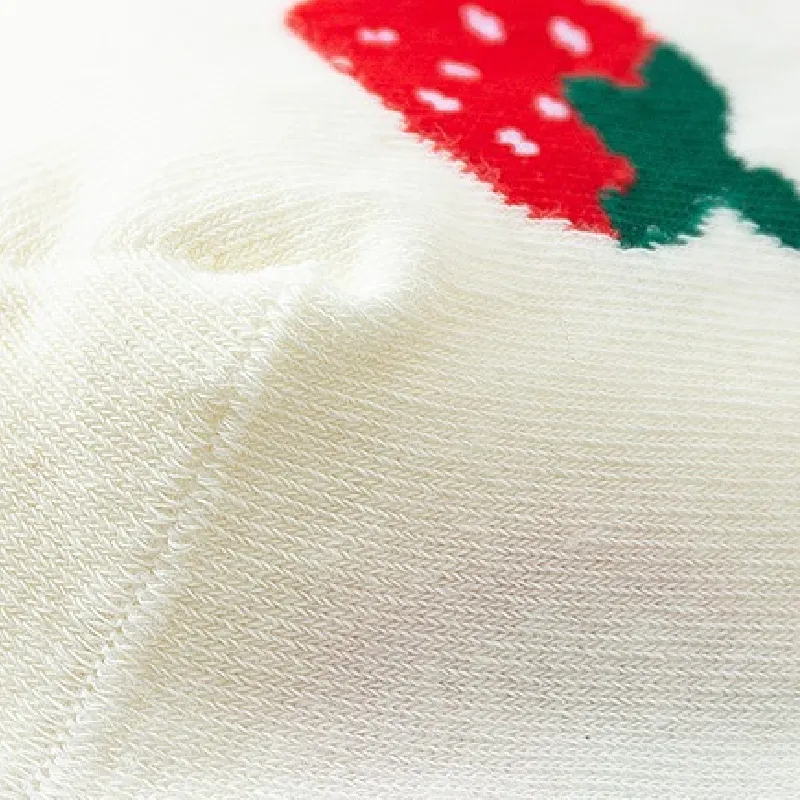 Casual Heart Blended Fabric Mid Calf Sock-5