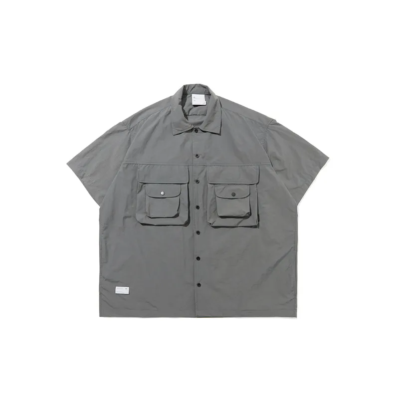 Loose Short Sleeve Shirt-4