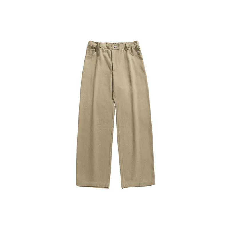 Retro Loose 100% Cotton Casual Pants-4