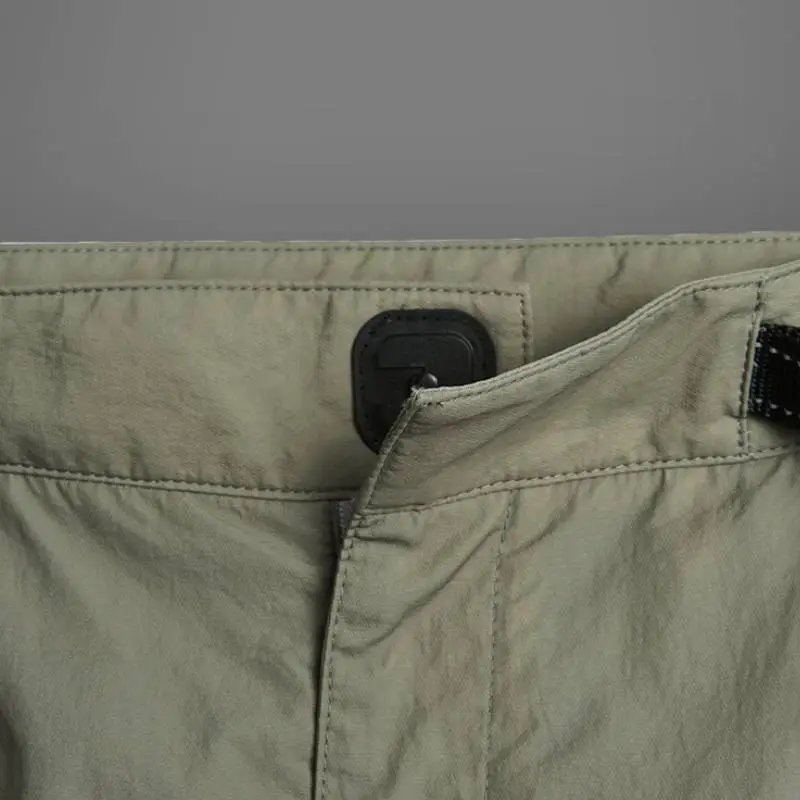 Fashionable Loose Hard Shell Pants-4