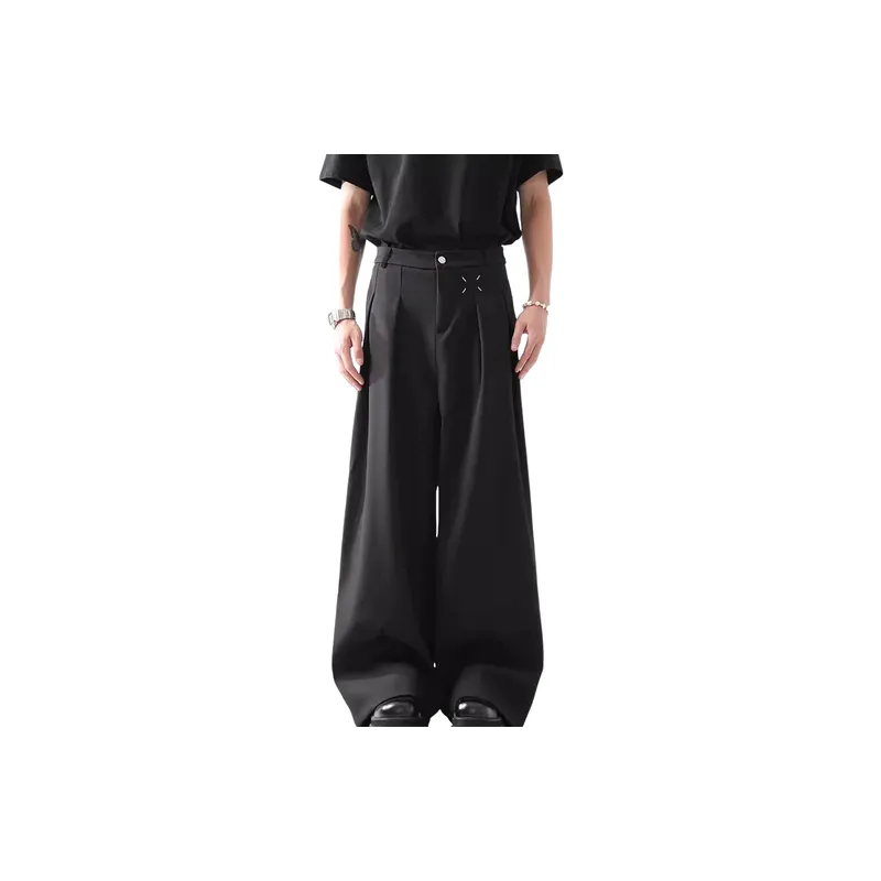 Loose Basics Suit Trousers-2