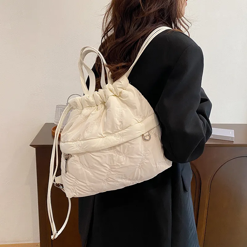 Fashionable Letter Embroidered Backpack-5