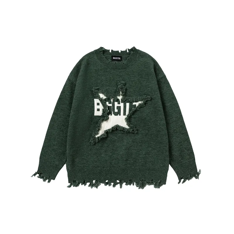 Star Loose Sweater-4
