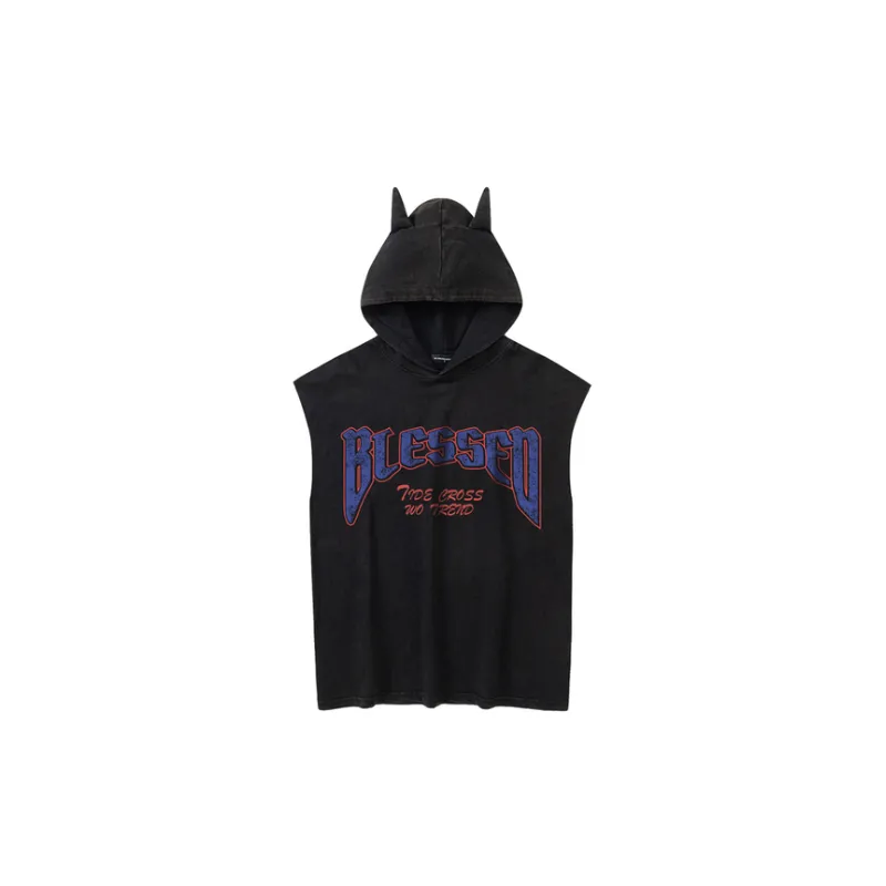 Large Size Straight Loose Vest-2