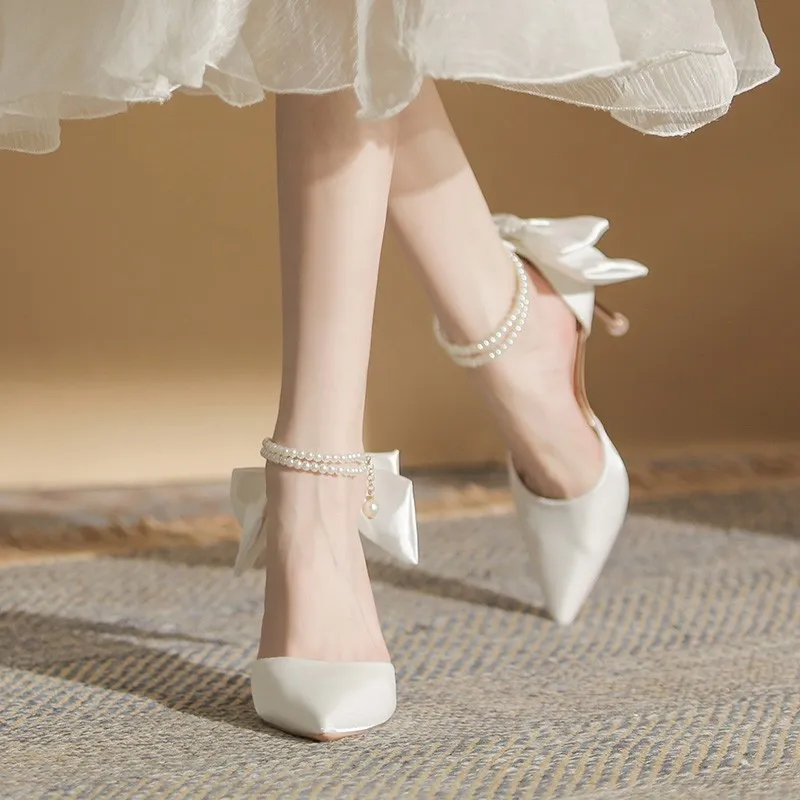 Sexy Bow High Heels-1