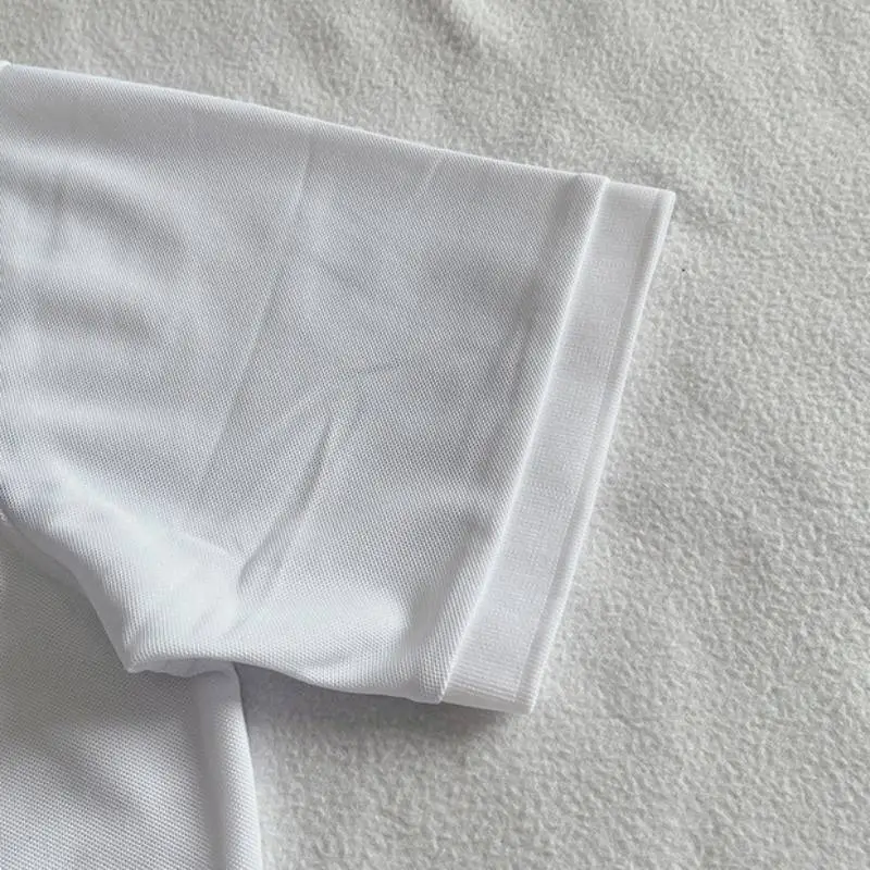Casual Plain Blended Synthetic Fabrics Polo-6