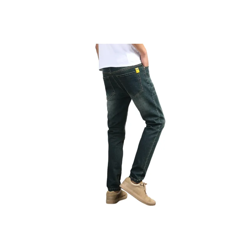 Casual Straight Leg Jeans Unisex-1