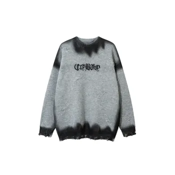 Cool Loose Cotton Blended Fabric Sweater