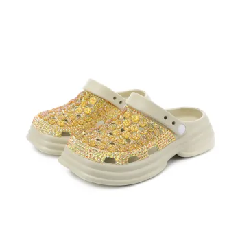 Diamond encrusted Hole Shoes