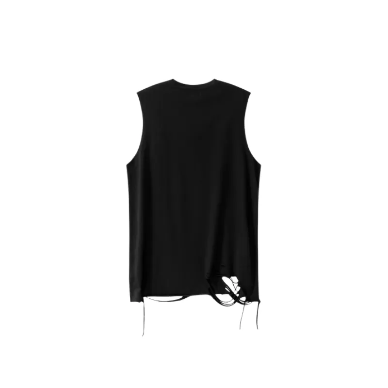 Fashionable Casual 100% Cotton Vest-1