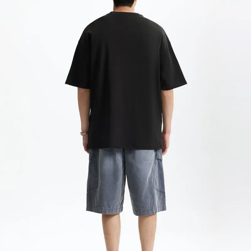 Street Loose 100% Cotton T Shirt-5