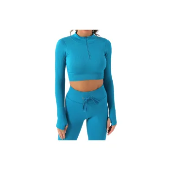 Basics Simple Blended Synthetic Fabrics Fitness Clothing Women