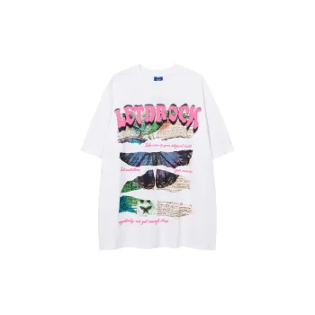 Graffiti Print Casual Trendy T Shirts