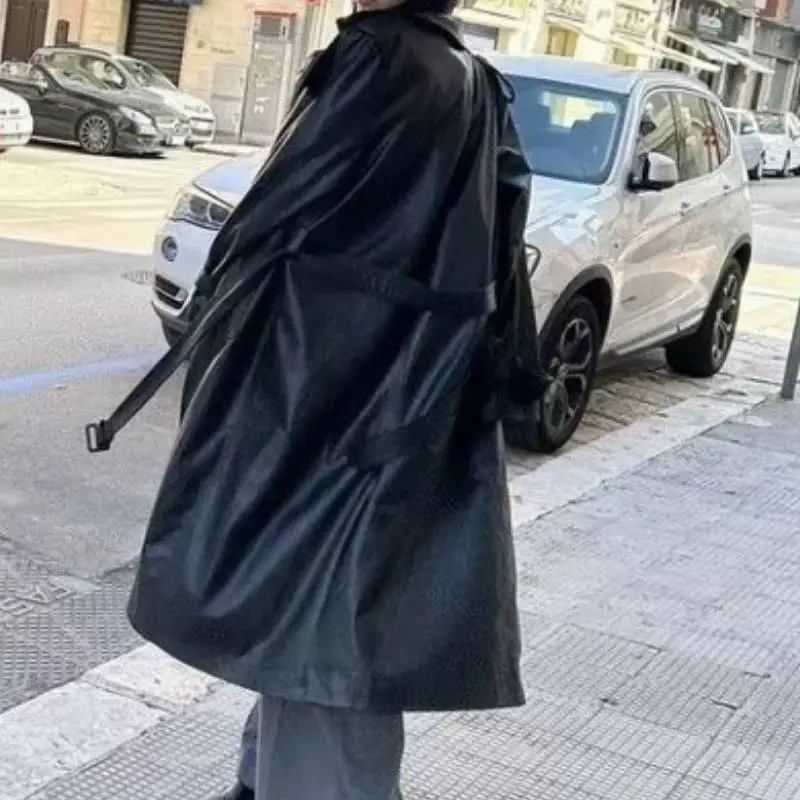 Casual Loose Trench Coat Women-2