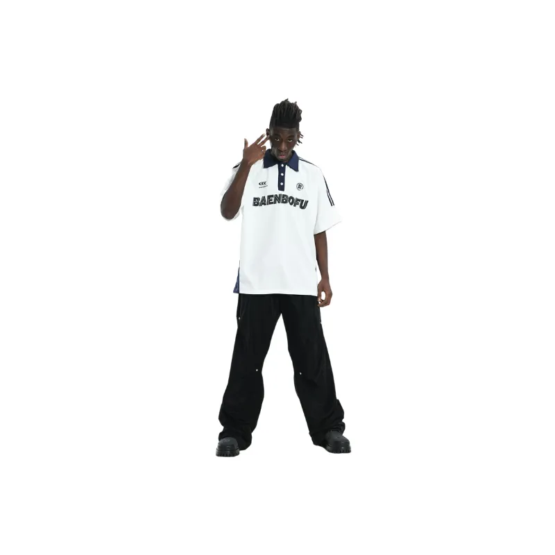 Street Fashion Lapel T Shirt-8