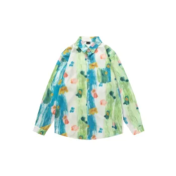 Retro Loose Long Sleeve Shirt