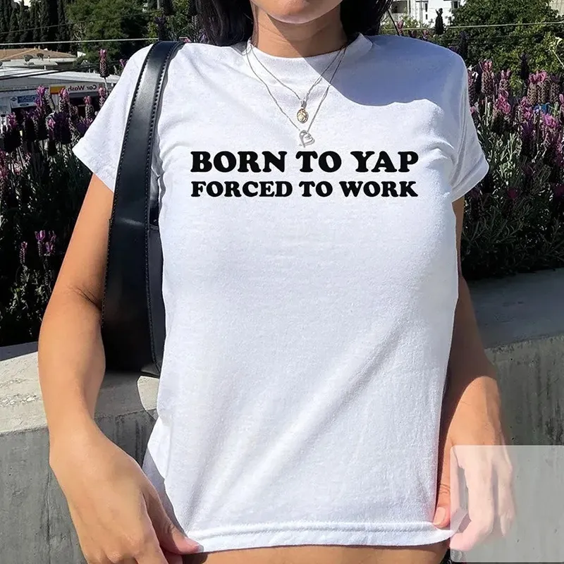 Sexy Letter T Shirt Women-1