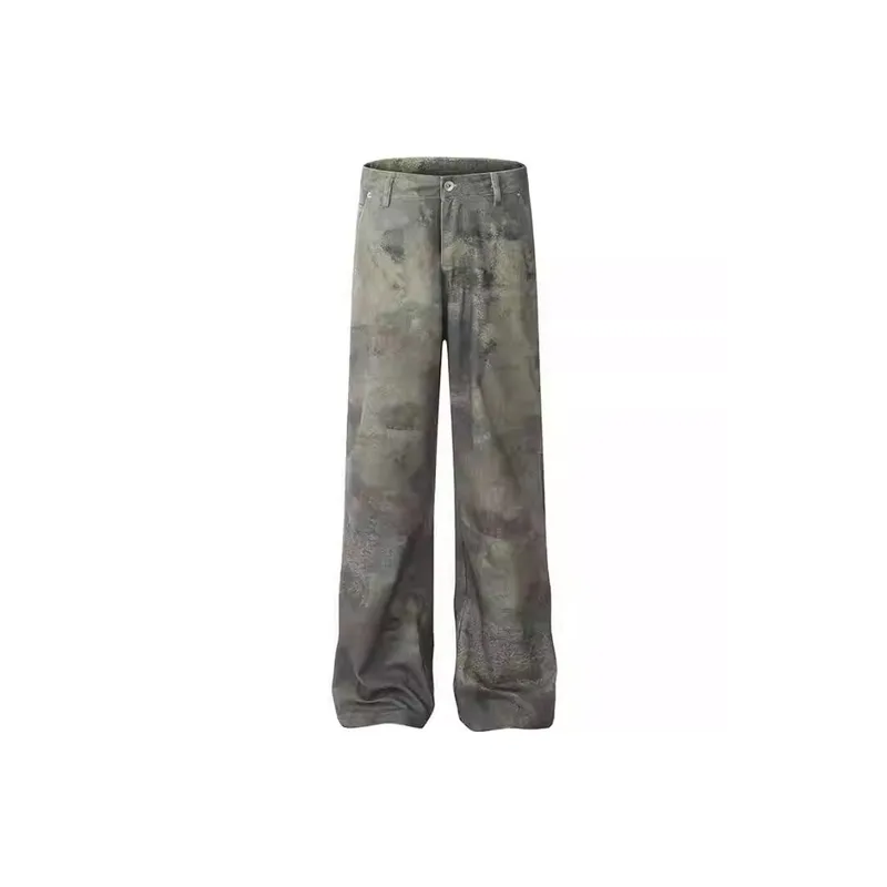 Distress  Casual Cargo Pants-0