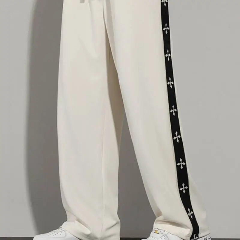 Casual Loose Polyester Sports Pants-7