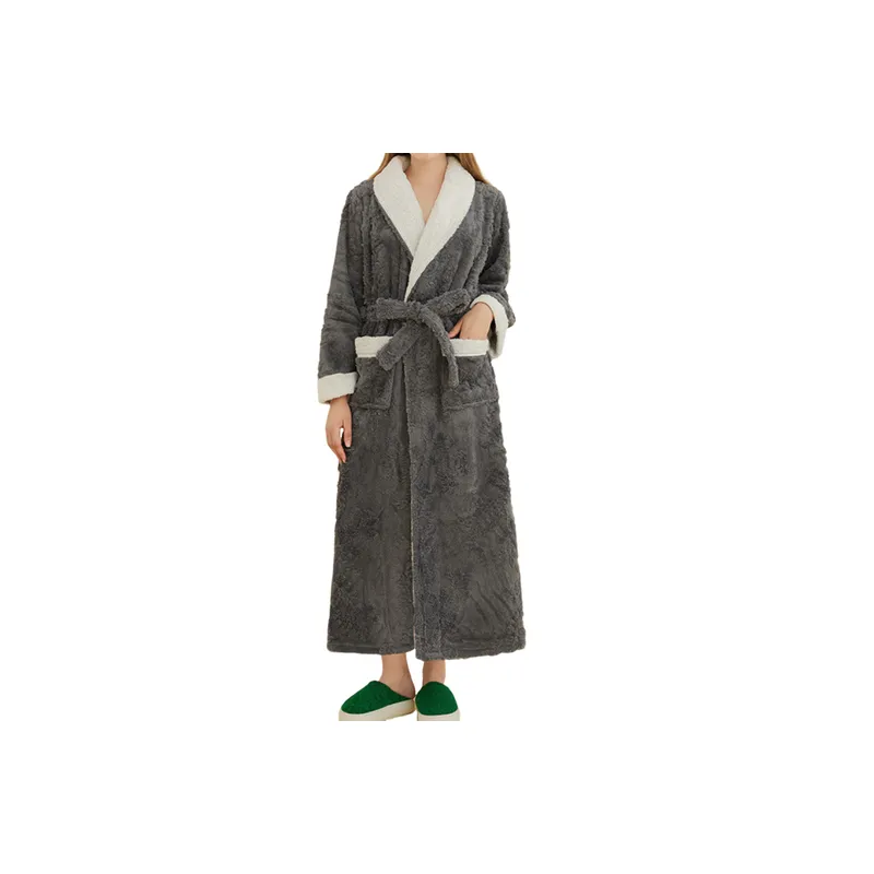 Simple Warm Pajama Sets-5