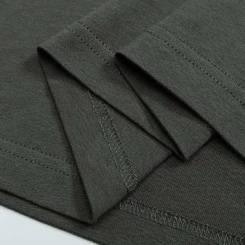 Street Print Long Sleeve T Shirt-5