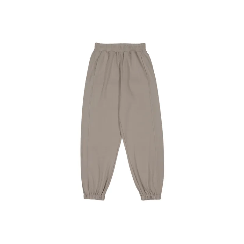 'Casual Basic Straight Loose Loose Mouth Drawstring Leg Side Zipper Sweatpants '-6