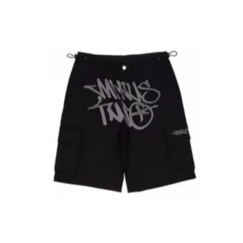Retro Two Pockets High Waisted Straight Shorts