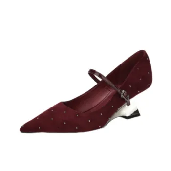 Elegant Rhinestone High Heels