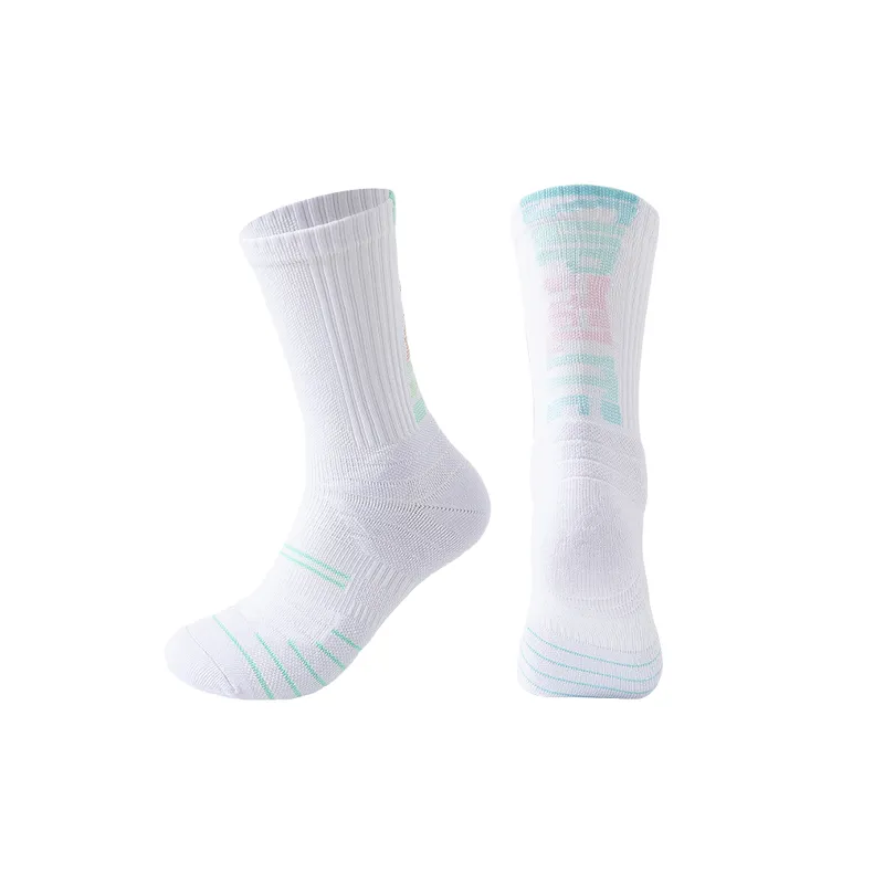 Casual Simple Polyester Cotton Mid Calf Sock-9