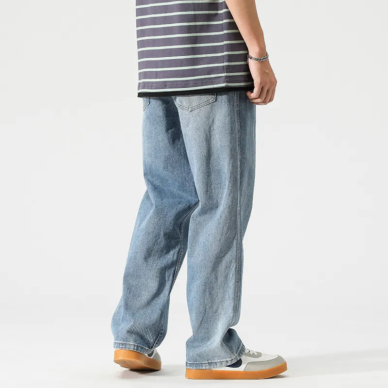 Fashionable Loose Jeans-3