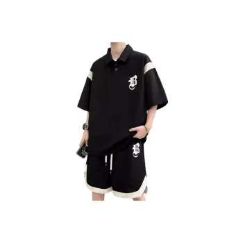 Trendy Polo Shirt Two Piece Set