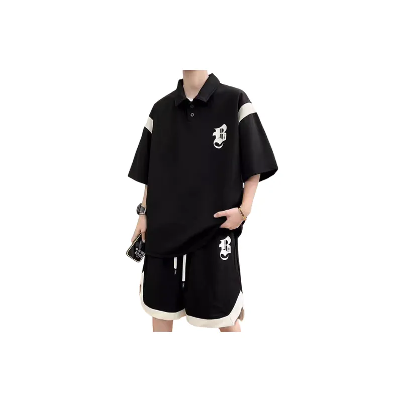 Trendy Polo Shirt Two Piece Set-0