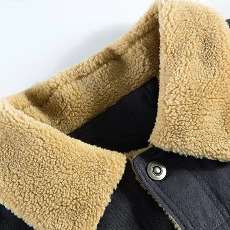 Casual Warm Cotton Jacket-4
