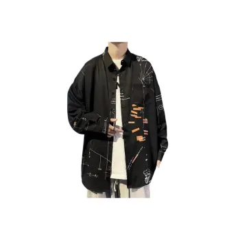 Printed Long Sleeved Stretch Shirts