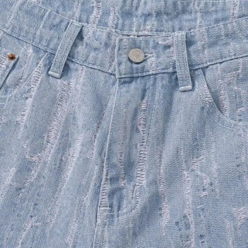 Trendy Fashionable Denim Shorts-4