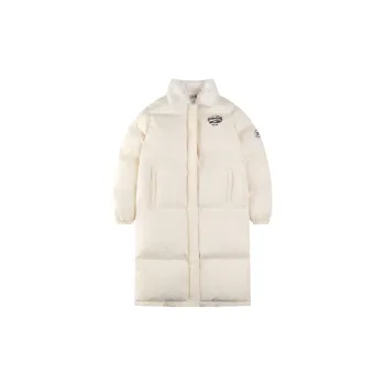 Basics Plain Blended Synthetic Fabrics Quilted Jacket