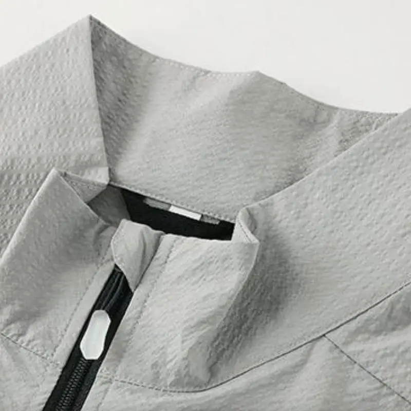 Casual Loose Blended Synthetic Fabrics Outdoor Jacket-10