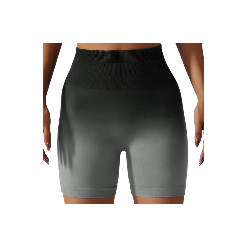 Casual Breathable Nylon Spandex Blend Sports Shorts Women-4