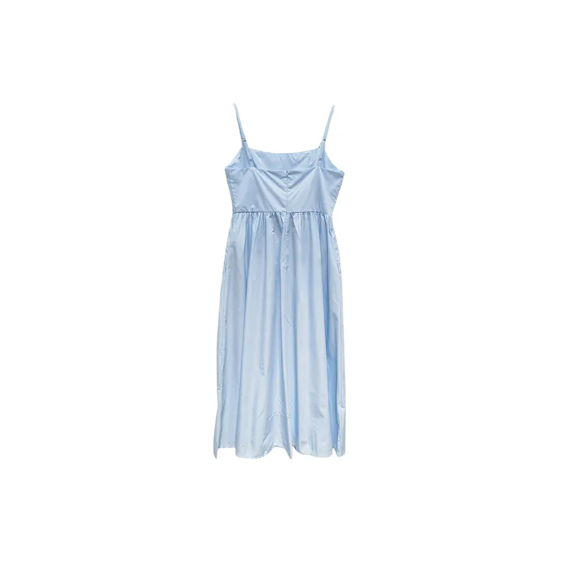 Sexy Plain Polyester Dress Women-8