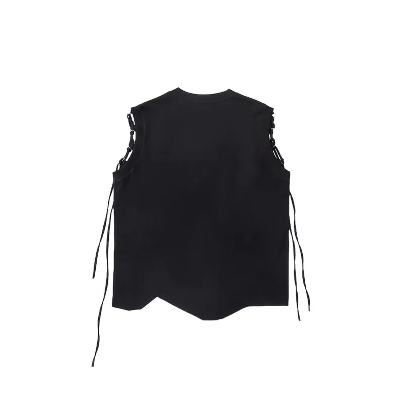 Punk Style Strap Rapped Irregular Vest swag OOTD-1
