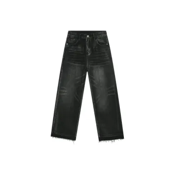 Casual Fashionable Straight Leg Jeans