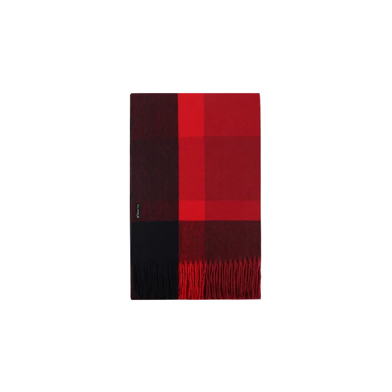 Retro Plaid Shawl-5