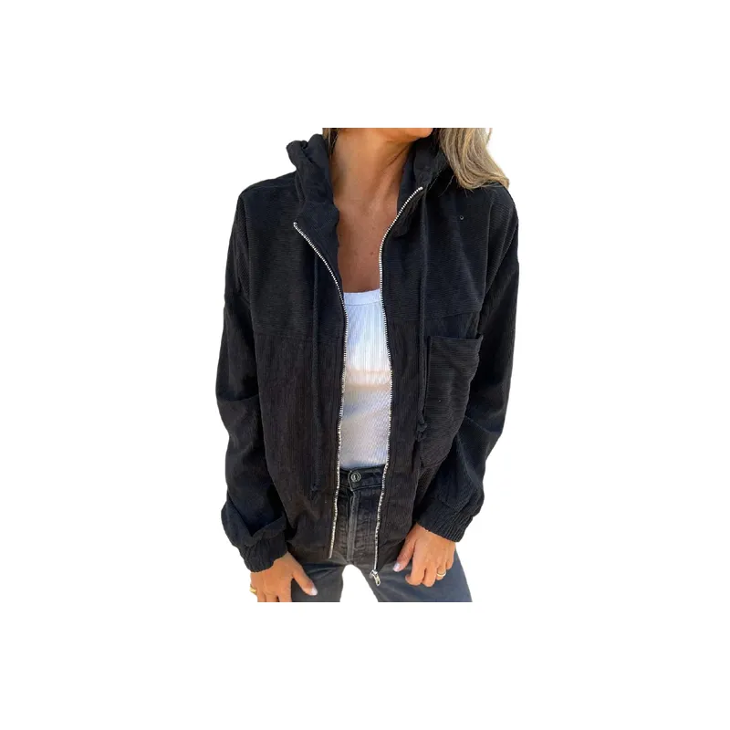 Simple Plain Loose Jacket-0