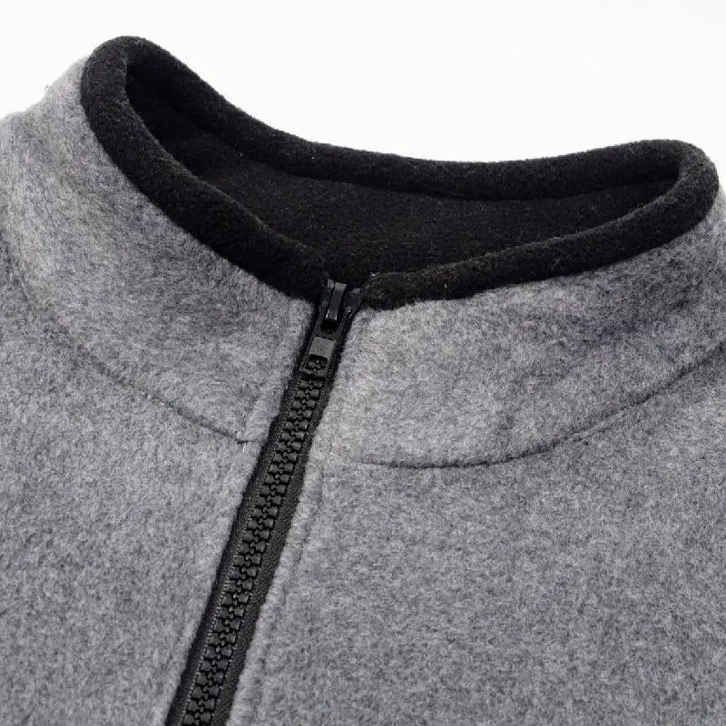 Zipper Loose Cotton Jacket-3
