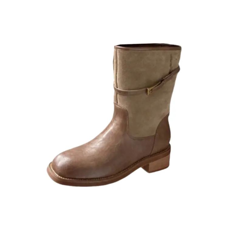 Retro Fashionable Ankle Boots-0