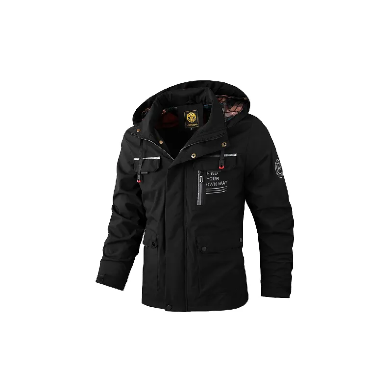 Casual Trendy Blended Synthetic Fabrics Jacket-5
