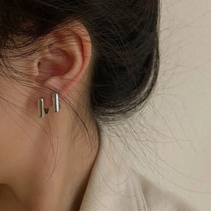 Simple Geometric Earring-2